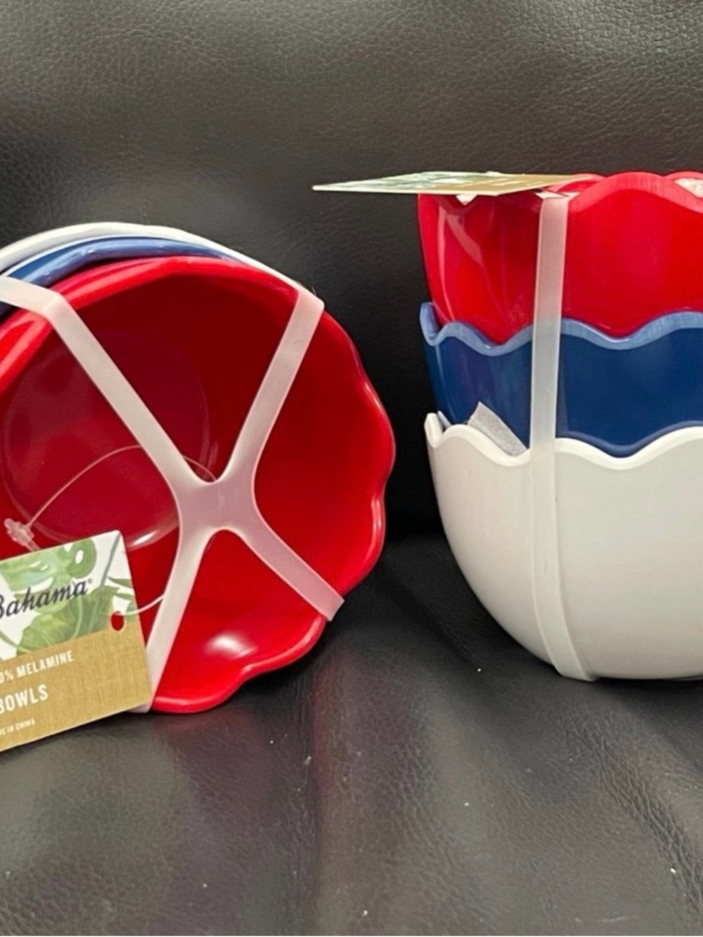 Patriotic Tommy Bahama Melamine Dip Bowls - Patriotic Dip Bowls Set of 2
